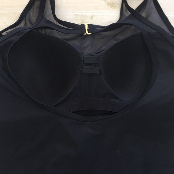 Swimsuits for All mesh neck sweetheart one piece sz 12 - Picture 4 of 4